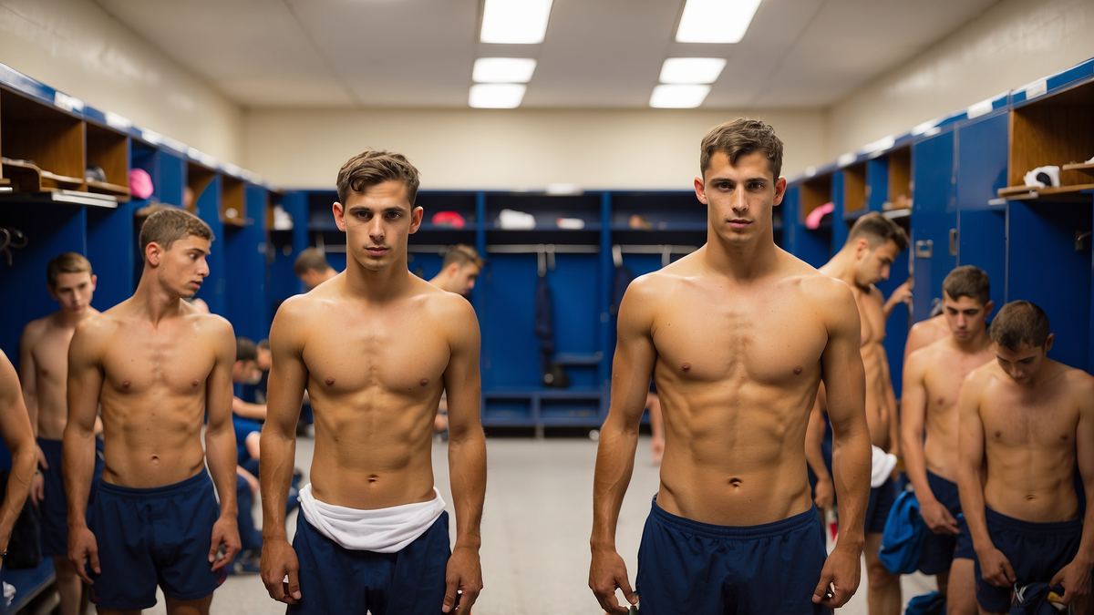 Straight Jocks hero image — athletic jock performers